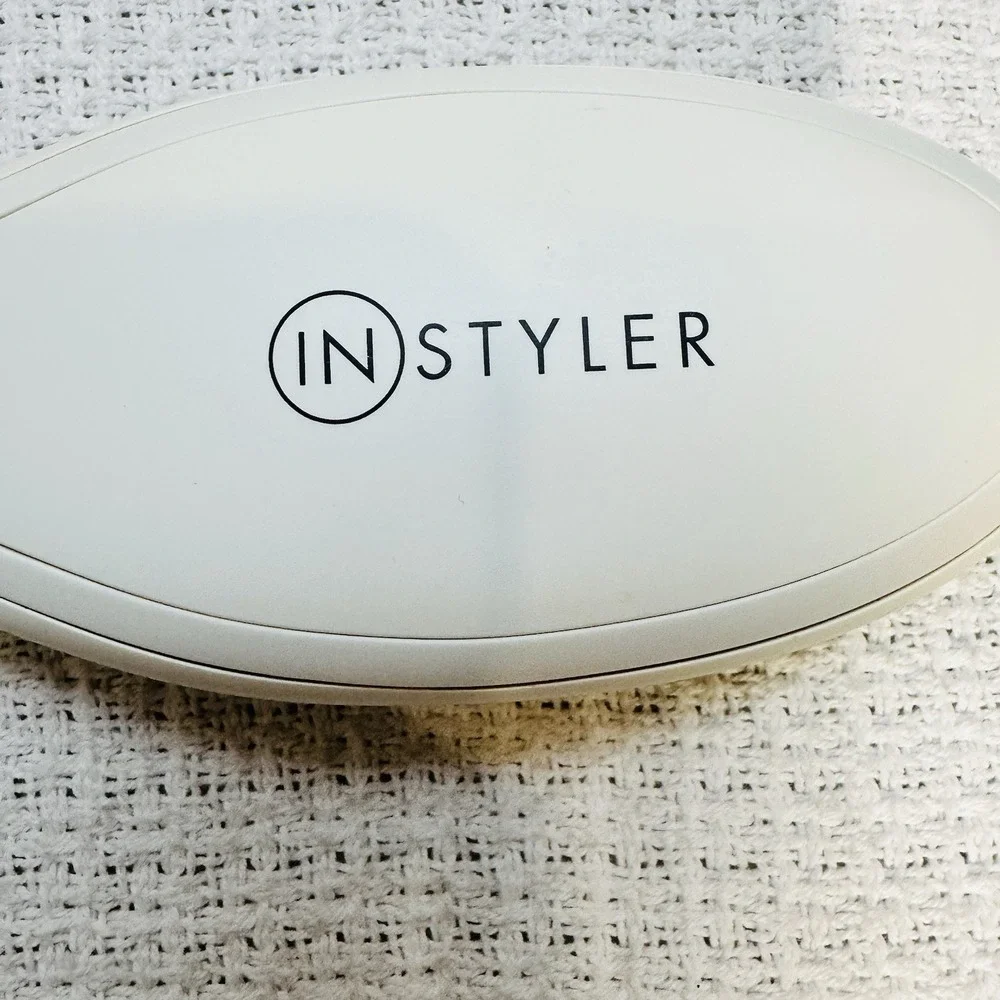 INSTYLER Straight‎ UP Ceramic Straightening Brush Model 00484 White DK818-Tested